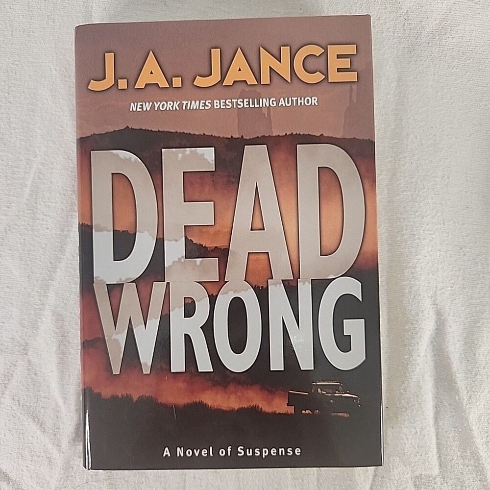 Book Dead Wrong J.A. Jance Joanna Brady 1st Edition Hardcover 2006 Best Seller